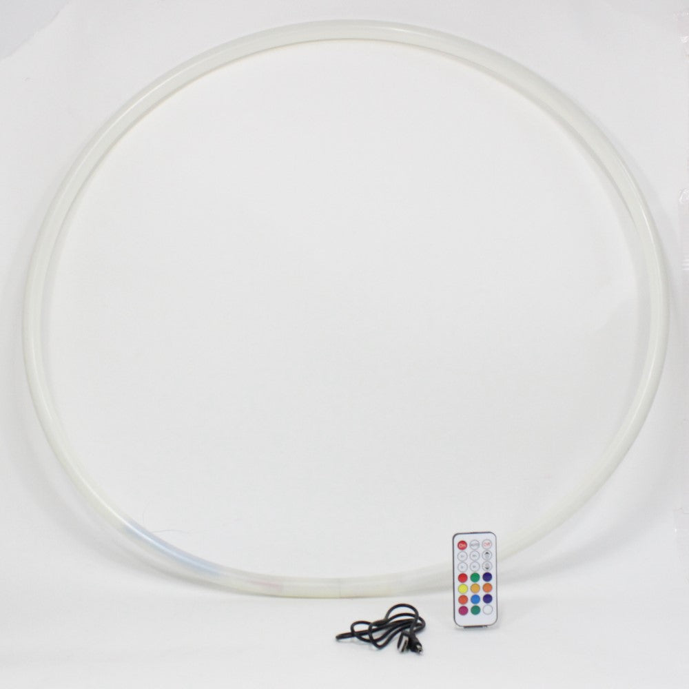 Zeekio 24" Rechargable LED Hoop with Remote - Flow Toy - Multi Color - Collapsible Zeekio