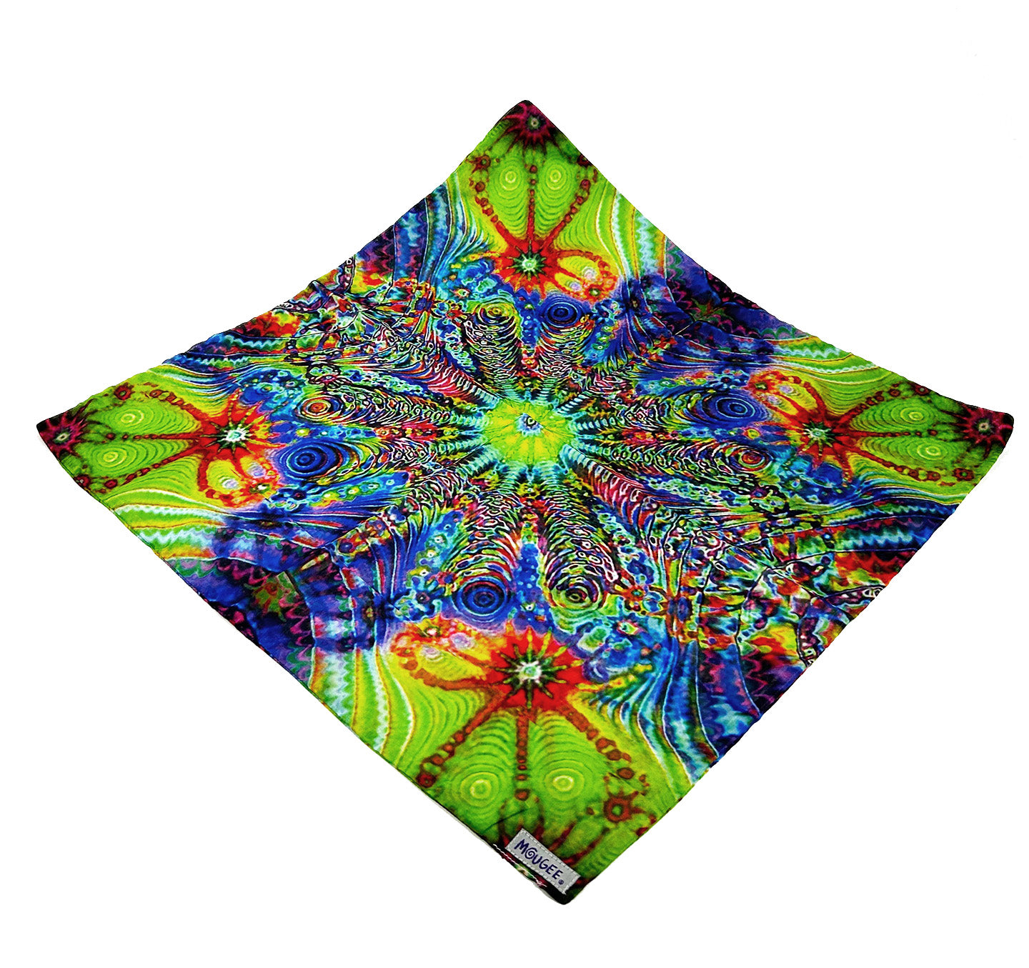 Mougee Head Scarf / Bandana in Fan favorite Mougee Designs- Two Sided Prints. Mougee