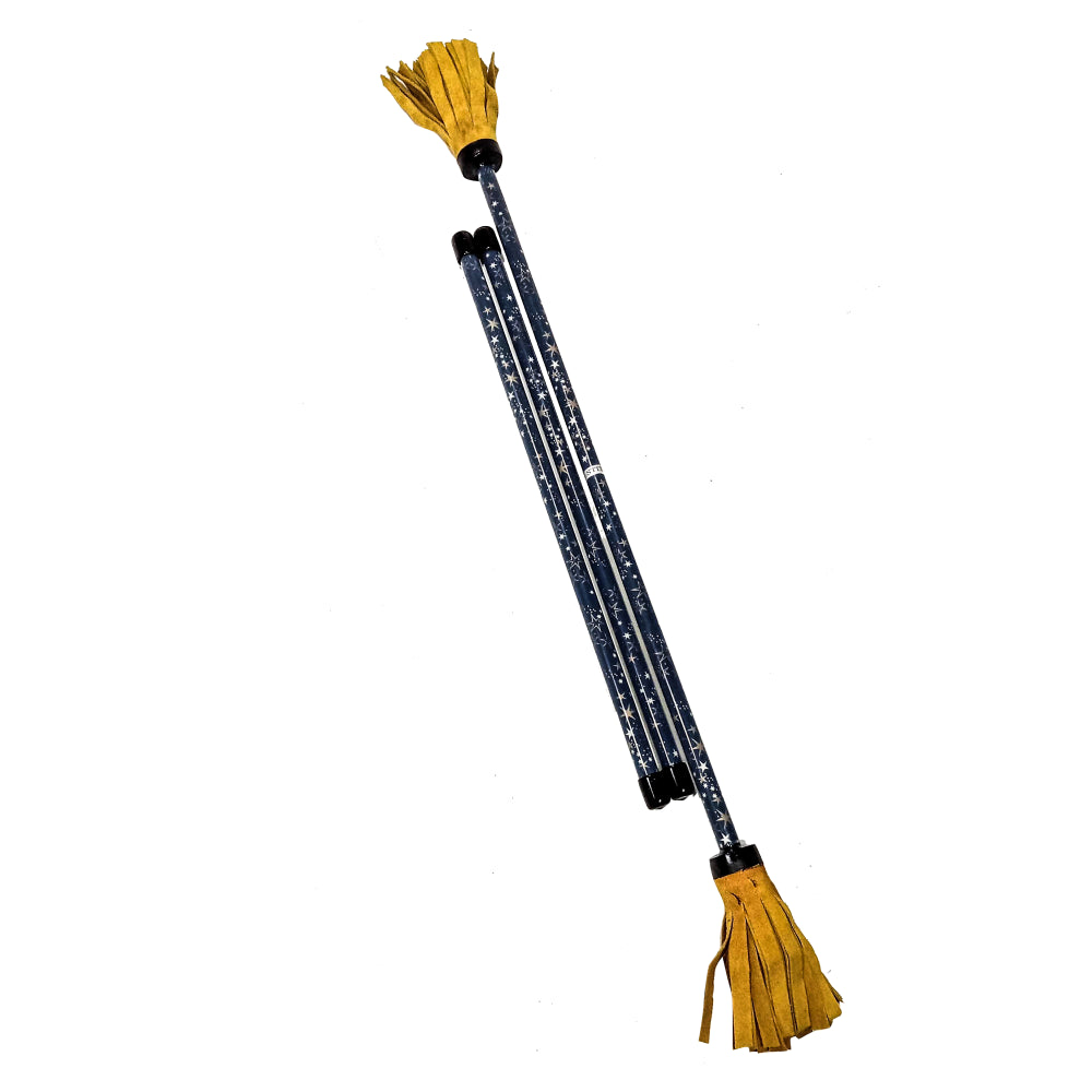 Z-Stix Professional Juggling Flower Sticks-Devil Sticks and 2 Hand Sticks, High Quality, Beginner Friendly - Festival Series Zeekio