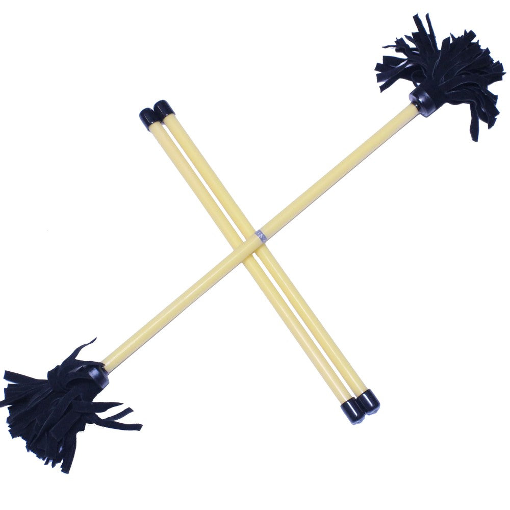 Z-Stix Professional Juggling Flower Sticks/Devil Sticks and 2 Hand Sticks, High Quality, Beginner Friendly - Solid Series Zeekio