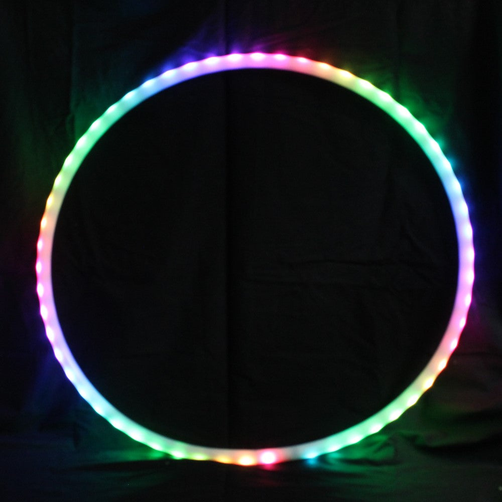 Zeekio 24" Rechargable LED Hoop with Remote - Flow Toy - Multi Color - Collapsible Zeekio
