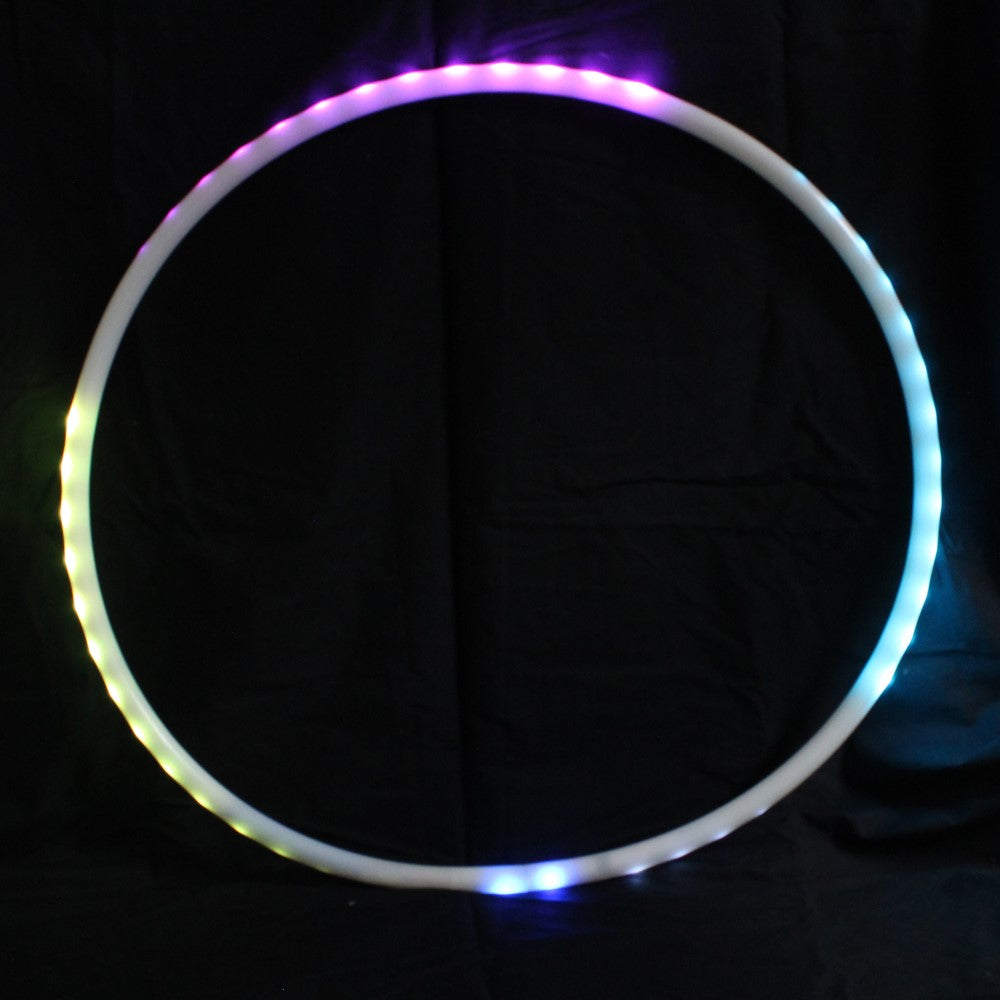 Zeekio 24" Rechargable LED Hoop with Remote - Flow Toy - Multi Color - Collapsible Zeekio