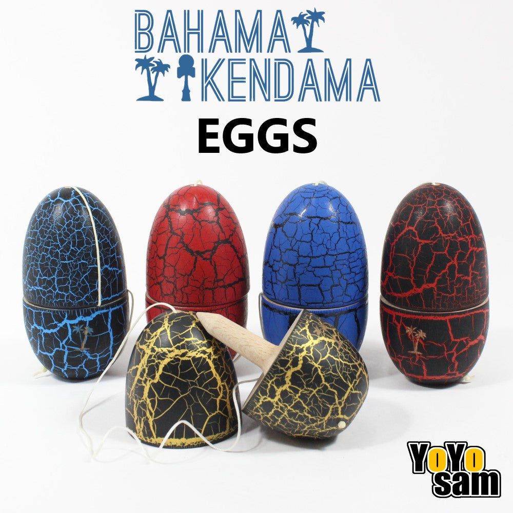 Bahama Egg - Egg- Kendama type toy shaped like an Egg- Totally addicting Bahama Kendama