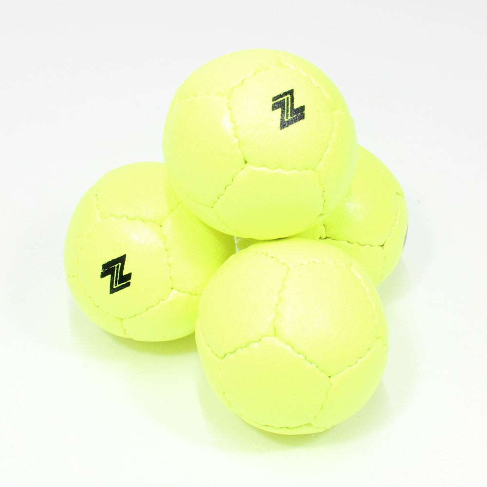 Zeekio Travel Bocce Set - Weather Resistant - Indoor Outdoor- Comes With Nylon and Mesh Adjustable Drawstring Carry Bag! Zeekio