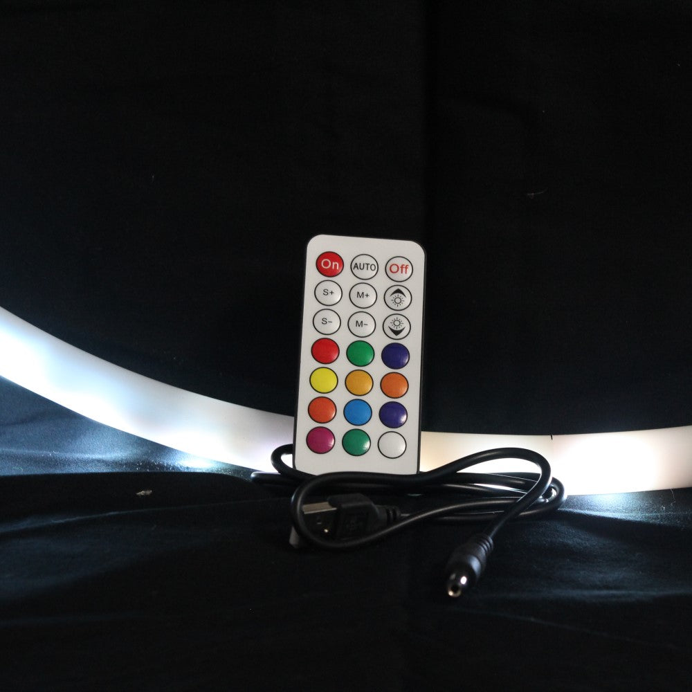 Zeekio 24" Rechargable LED Hoop with Remote - Flow Toy - Multi Color - Collapsible Zeekio