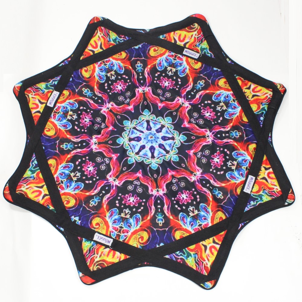 Mougee Classic Flow Star - 27" Diameter - Durable and Vibrant Patterns Mougee