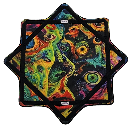 Mougee Classic Flow Star - 27" Diameter - Durable and Vibrant Patterns Mougee