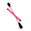 Z-Stix Professional Juggling Flower Sticks-Devil Sticks and 2 Hand Sticks, High Quality, Beginner Friendly - Neon Series Zeekio
