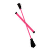 Z-Stix Professional Juggling Flower Sticks-Devil Sticks and 2 Hand Sticks, High Quality, Beginner Friendly - Neon Series Zeekio