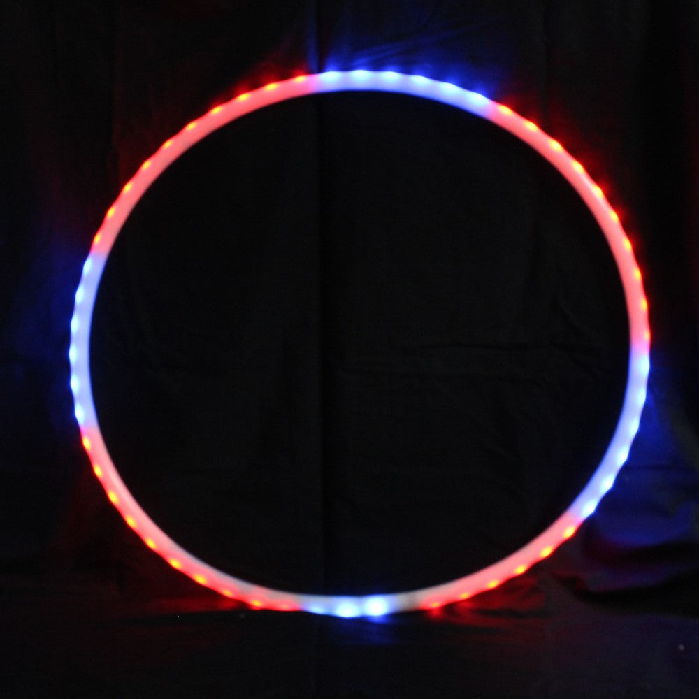 Zeekio 24" Rechargable LED Hoop with Remote - Flow Toy - Multi Color - Collapsible Zeekio