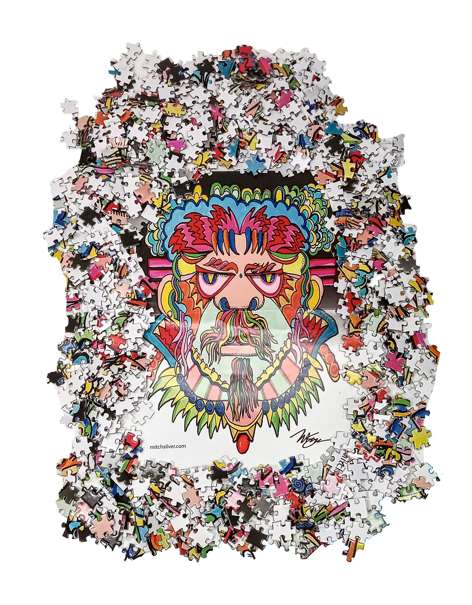 Orig. Artwork by Mitch Silver Premium 1000 Piece Jigsaw Puzzle 29"x 20" misi501 Zeekio