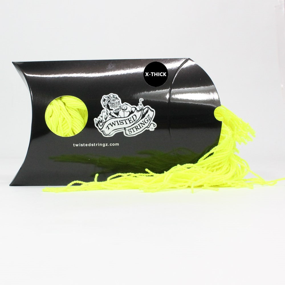Twisted Stringz Yo-Yo Strings - Polyester - Solid Extra Thick YoYo String - 100 Pack
