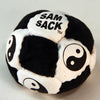 Sam Sack-Series 4-"Yellow Jack" 14 Panel Footbag - Amara Suede -Pellet Fill