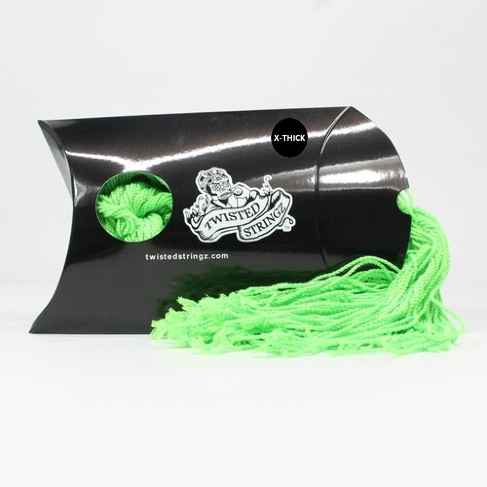 Twisted Stringz Yo-Yo Strings - Polyester - Solid Extra Thick YoYo String - 100 Pack