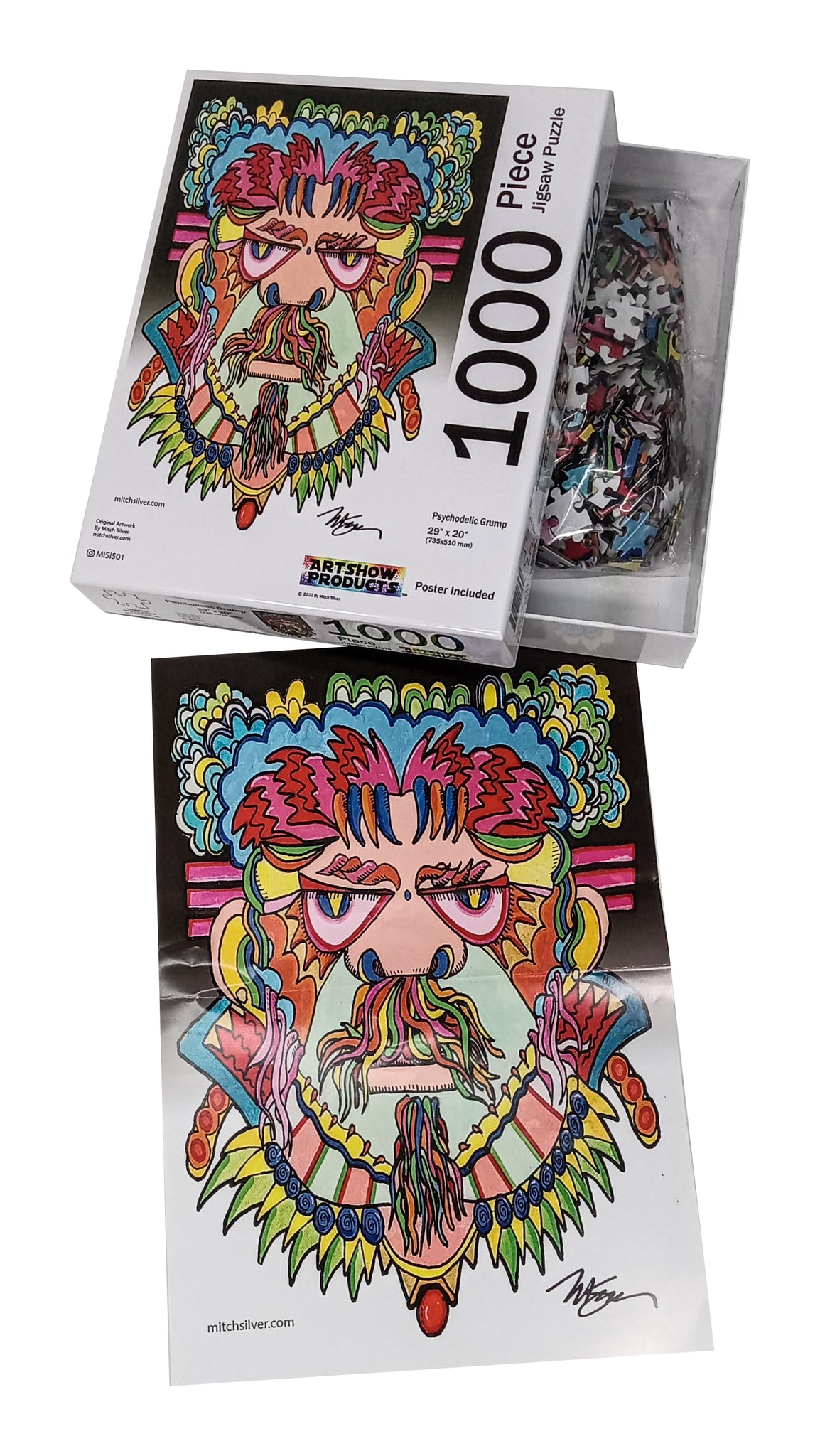Orig. Artwork by Mitch Silver Premium 1000 Piece Jigsaw Puzzle 29"x 20" misi501 Zeekio