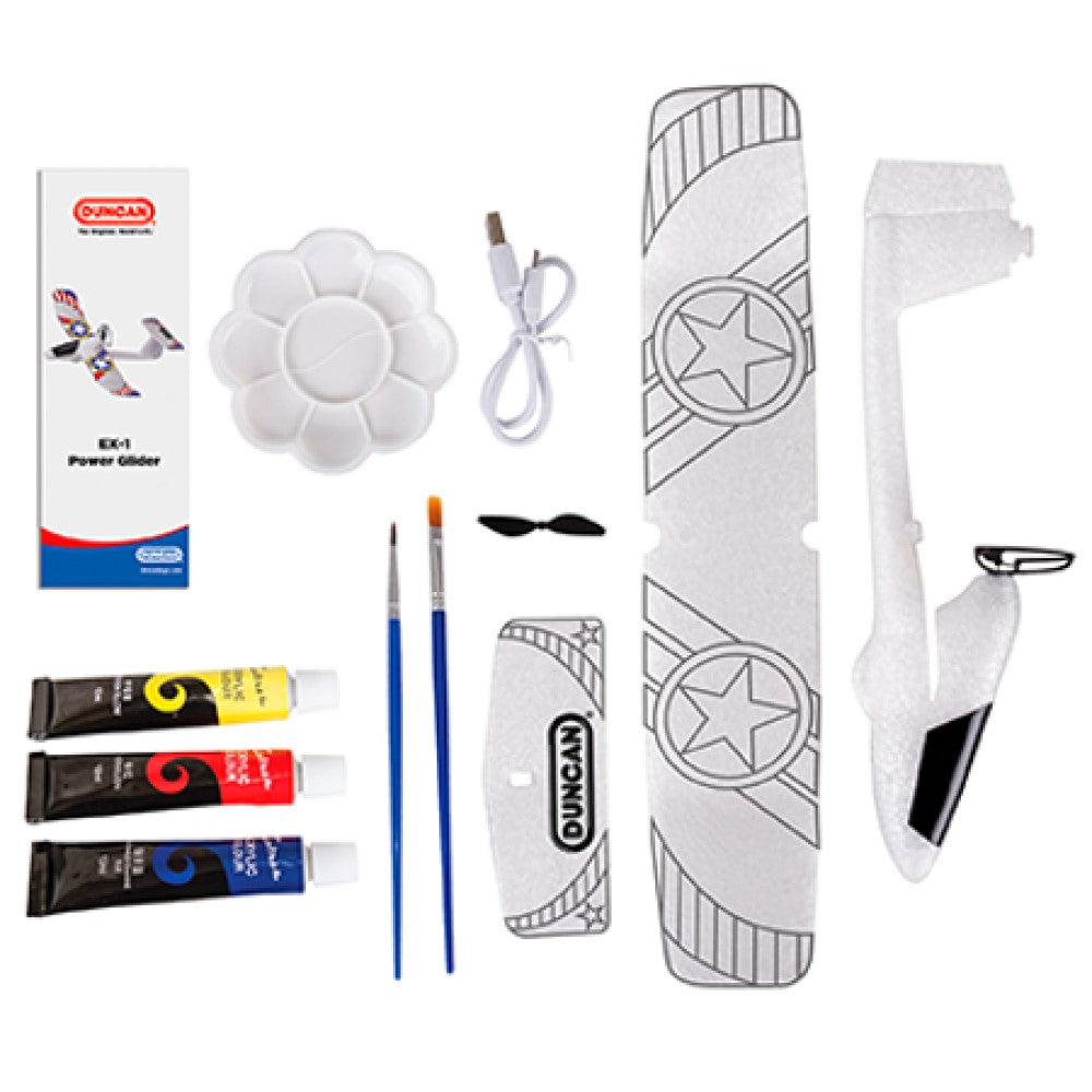 Duncan EX-1 Glider with Power Assist - Design & Kit - Paint Your Own