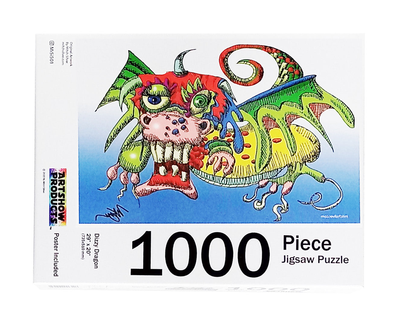 Orig. Artwork by Mitch Silver Premium 1000 Piece Jigsaw Puzzle 29"x 20" misi501 Zeekio