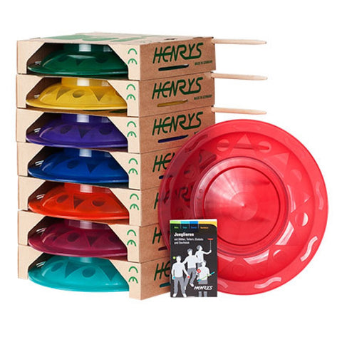 Henrys Juggling Plate Set - Spinning Plate with Hand Sticks