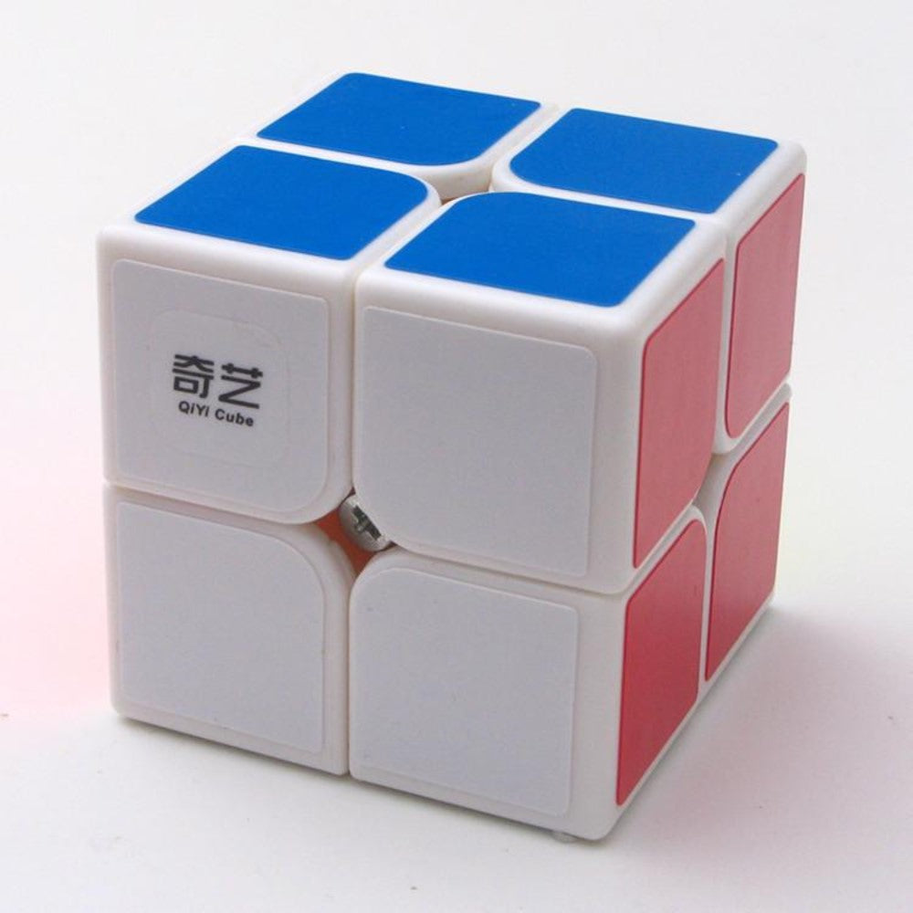 QIDI 2x2 Cube for Beginner. Bright-Light Stickers. Anti
