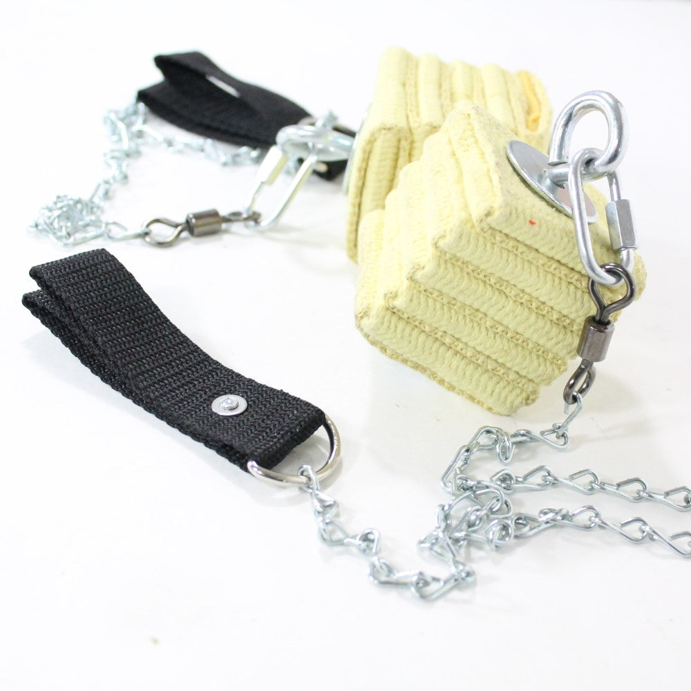 Zeekio Fire Poi Set - Cathedral Style - Fire Toy