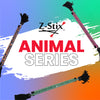 Z-Stix Professional Juggling Flower Sticks-Devil Sticks and 2 Hand Sticks, High Quality, Beginner Friendly - Animal Series Zeekio