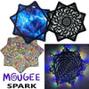 Mougee Spark Flow Star - 28" Diameter - Rechargeable Multi-Colored LED Lights - 3 Modes Mougee