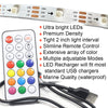 Zeekio LED 34" Hoop Rechargeable with Remote - Flow Toy - Ultra Bright Multi Color Light Up Collapsible Zeekio