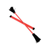 Z-Stix Professional Juggling Flower Sticks-Devil Sticks and 2 Hand Sticks, High Quality, Beginner Friendly - Neon Series Zeekio