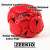 Zeekio -The Rage- 12 Panel Genuine Leather Footbag - Hacky Sack