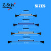 Z-Stix Professional Juggling Flower Sticks/Devil Sticks and 2 Hand Sticks, High Quality, Beginner Friendly - Solid Series Zeekio