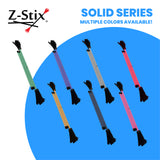Z-Stix Professional Juggling Flower Sticks/Devil Sticks and 2 Hand Sticks, High Quality, Beginner Friendly - Solid Series Zeekio