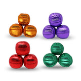 Zeekio Galaxy Juggling Balls - Metallic Series - Premium 12 Panel Genuine Leather Balls - 130g - 67mm - Pack of 3 Zeekio