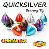 Spintastics Quicksilver Spintop, Ball-bearing Tip, Aircraft Aluminum Body, String included Spintastics