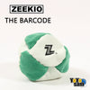 The Barcode Footbag – 8 Panel - Sand filled - Suede Foot Bag by Zeekio
