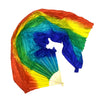 Mougee Silk Fan - For Dance, Festivals, or Just for Fun (Sold Individually)