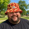 Pizza Flow Bucket Hat - It's like Wearing a Pizza on your head!