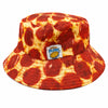 Pizza Flow Bucket Hat - It's like Wearing a Pizza on your head!