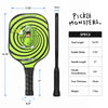 Pickle Monsters Carbon Fiber Pickleball Paddle - Cushioned Comfort Grip