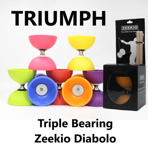Zeekio Triumph Diabolo - Triple Bearing - Medium Rubber Diabolo Zeekio