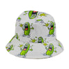 Pickle Monsters Bucket Hat - Fun Pickleball Hat Featuring the Dreaded Pickle Monster Crew