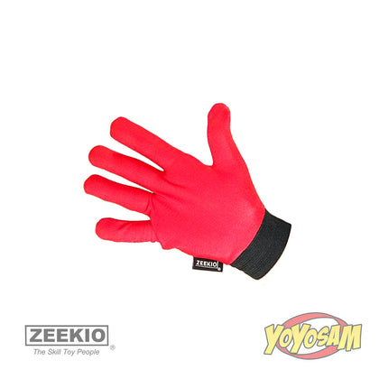 Zeekio Five Finger Yo-Yo Glove - Large Red
