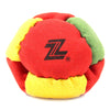 Zeekio Rasta Footbag – 8 Panel - Sand filled - Suede Foot Bag by Zeekio