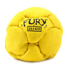 Zeekio Fury 'Furry' Footbag  - 14 Panel Hand Stitched Foot Bag - Amara Suede  - Sand Filled Sack