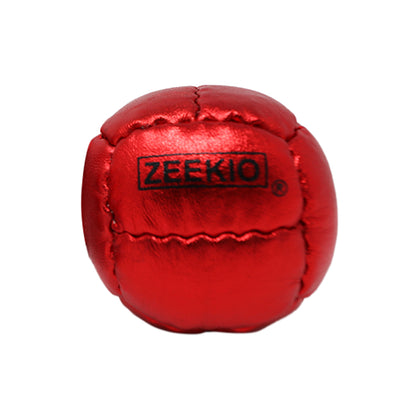 Zeekio Galaxy Juggling Ball - Metallic Series - Premium 12 Panel Leather Ball, 130g, 67mm - (1) Single Ball Zeekio