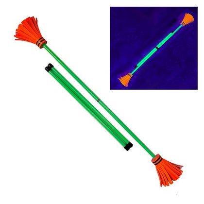 Z-Stix Juggling Flower Sticks-Devil Stick and 2 Hand Sticks, High Quality, Beginner Friendly - UV Reactive Sport Line Z-STIX