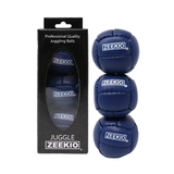 Zeekio Galaxy Juggling Balls - Premium 12 Panel Genuine Leather Balls - 130g - 67mm - Pack of 3 Zeekio