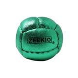 Zeekio Galaxy Juggling Ball - Metallic Series - Premium 12 Panel Leather Ball, 130g, 67mm - (1) Single Ball Zeekio