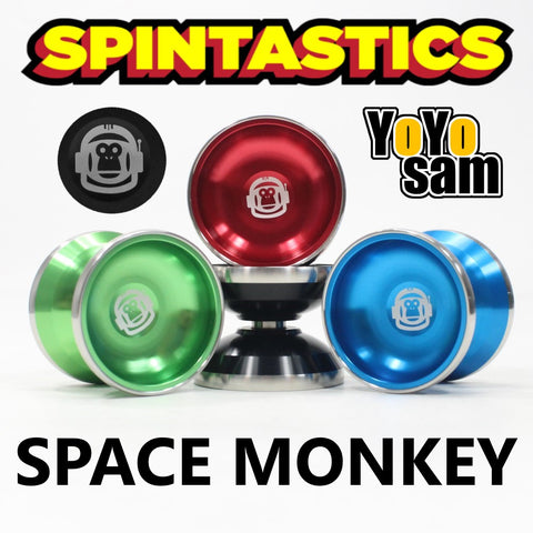 Spintastics Space Monkey Yo-Yo - Unresponsive or Responsive Play - Bi-Metal Yo-Yo