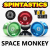 Spintastics Space Monkey Yo-Yo - Unresponsive or Responsive Play - Bi-Metal Yo-Yo