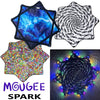 Mougee Spark Flow Star - 28" Diameter - Rechargeable Multi-Colored LED Lights - 3 Modes Mougee